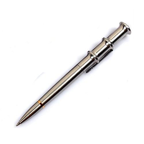 

Survival Kit Pen Portable Removable Aluminium Alloy 7005 Stainless Steel Camping / Hiking / Caving Silver 1 pcs