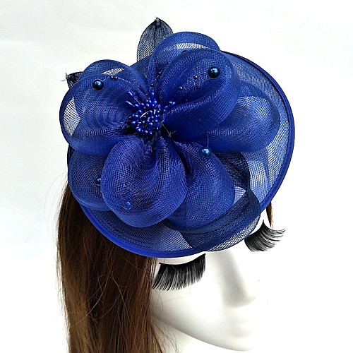 

Перья / Сеть Fascinators / Головные уборы / Аксессуары для волос с Пух / Цветы 1шт Свадьба / Особые случаи Заставка