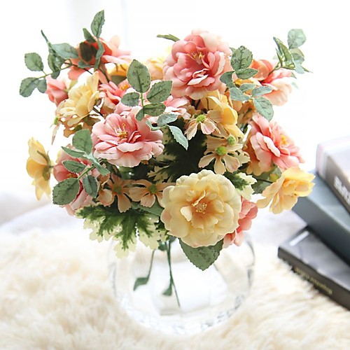 

Искусственные Цветы 1 Филиал Простой стиль Свадебные цветы Розы Вечные цветы Букеты на стол