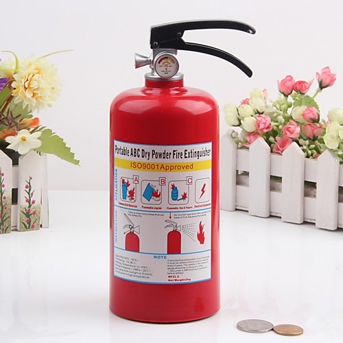 

Piggy Bank / Money Bank Fire Extinguisher Special Designed Creative 1 pcs Teenager Children's Toy Gift