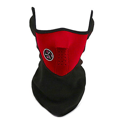 

Спортивная маска Лицевая Маска Сплошной цвет Сохраняет тепло Воздухопроницаемость Защита от пыли Велоспорт Черный Красный Синий Зима для Муж. Жен. Взрослые / Горные велосипеды / Шоссейные велосипеды