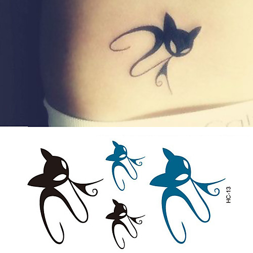 

10 pcs Tattoo Stickers Temporary Tattoos Animal Series Body Arts Arm