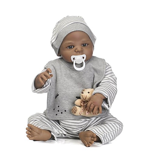 фото Npkcollection npk doll куклы реборн мальчики африканская кукла 24 дюймовый полный силикон для тела силикон винил - как живой подарок безопасно для детей non toxic lightinthebox