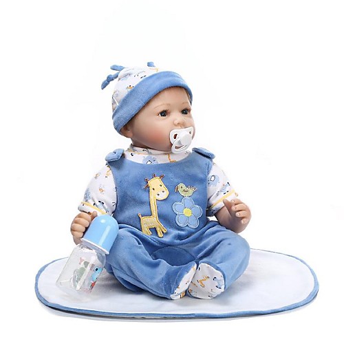 

NPKCOLLECTION NPK DOLL Куклы реборн Дети 24 дюймовый Силикон - Новорожденный как живой Подарок Очаровательный Безопасно для детей Non Toxic Детские Универсальные / Девочки Игрушки Подарок