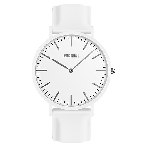 

SKMEI Men's Wrist Watch Japanese Quartz 30 m Water Resistant / Water Proof New Design Casual Watch Silicone Band Analog Fashion Minimalist Black / White / Red - Rose Red Green One Year Battery Life