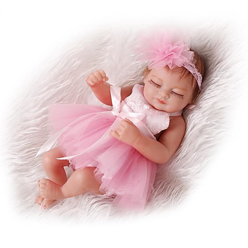 

NPKCOLLECTION 12 inch NPK DOLL Reborn Doll Girl Doll Baby Girl lifelike Cute Child Safe Non Toxic Birthday with Clothes and Accessories for Girls' Birthday and Festival Gifts / Silicone / Vinyl