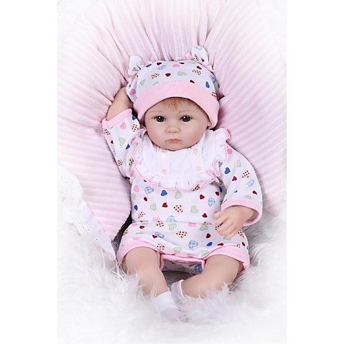 фото Npkcollection npk doll куклы реборн кукла для девочек девочки 18 дюймовый новорожденный подарок искусственная имплантация коричневые глаза детские девочки игрушки подарок Lightinthebox