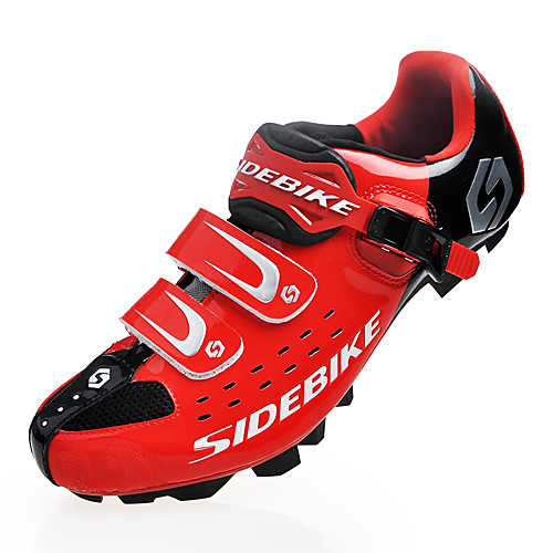 фото Sidebike обувь для горного велосипеда углеволокно водонепроницаемость ультралегкий (ul) велоспорт черный красный зеленый муж. обувь для велоспорта / дышащая сетка / липучка Lightinthebox