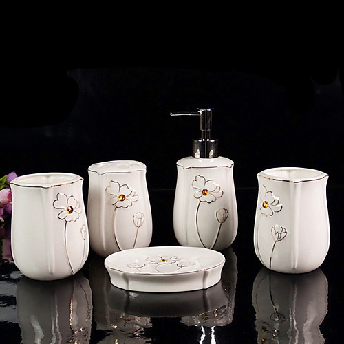 

Bathroom Accessory Set New Design / Creative Ceramic 5pcs - Bathroom Single