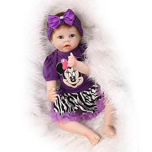 фото Npkcollection npk doll куклы реборн кукла для девочек девочки 24 дюймовый силикон - новорожденный как живой безопасно для детей non toxic гофрированные и запечатанные ногти естественный тон кожи lightinthebox
