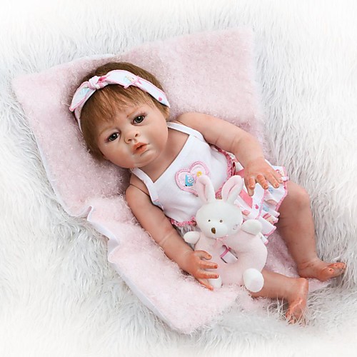 

NPKCOLLECTION NPK DOLL Куклы реборн Кукла для девочек Девочки 22 дюймовый Полный силикон для тела Силикон Винил - Новорожденный Очаровательный Безопасно для детей Non Toxic