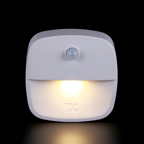

1шт LED Night Light Аккумуляторы AAA Инфракрасный датчик / Датчик человеческого тела