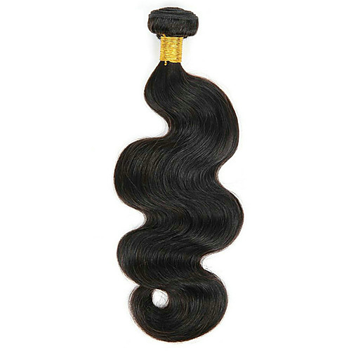 

1 Bundle Brazilian Hair Wavy Human Hair Human Hair Extensions 8-28 inch Natural Color Human Hair Weaves Extention Human Hair Extensions / 8A