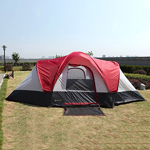 

8 человек Туристическая палатка-хижина Семейный кемпинг-палатка На открытом воздухе С защитой от ветра Дожденепроницаемый Двухслойные зонты Карниза Сферическая Палатка 2000-3000 mm для