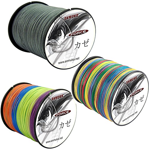 

PE Braided Line / Dyneema / Superline 8 pcs Fishing Line 500M / 550 Yards PE 80LB 70LB 60LB 0.1-0.5 mm Sea Fishing Fly Fishing Bait Casting / Ice Fishing / Jigging Fishing / Freshwater Fishing / 50LB