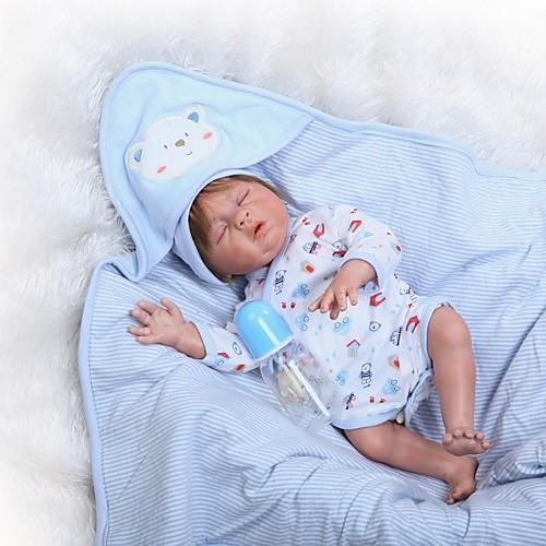 

NPKCOLLECTION NPK DOLL Reborn Doll Baby Boy 22 inch Full Body Silicone Vinyl - Newborn Gift Hand Made Kid's Boys' / Girls' Toy Gift