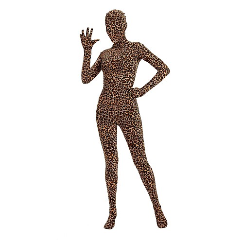 

Patterned Zentai Suits Cosplay Costume Catsuit Adults' Spandex Lycra Cosplay Costumes Men's Women's Brown Cheetah Print Halloween Carnival Masquerade / Skin Suit / High Elasticity