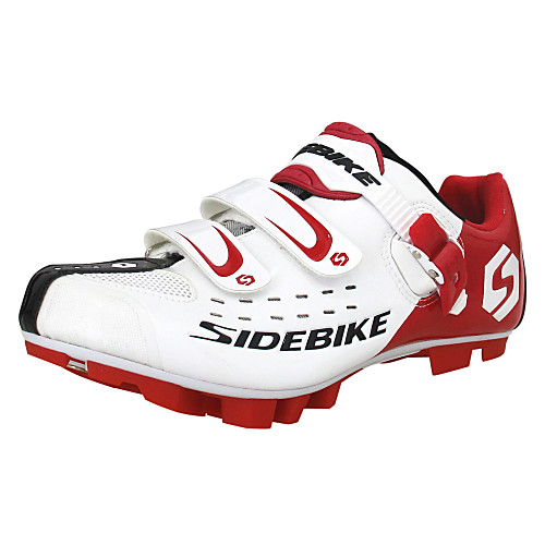 фото Sidebike взрослые обувь для горного велосипеда нейлон амортизация велоспорт белый красный муж. обувь для велоспорта / искусственное волокно Lightinthebox