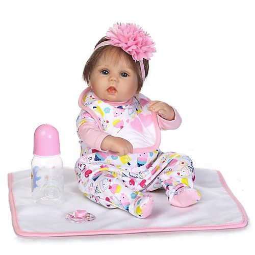 

NPKCOLLECTION NPK DOLL Куклы реборн Кукла для девочек Девочки 18 дюймовый как живой Ручная работа Искусственные имплантации Голубые глаза Детские Девочки Игрушки Подарок