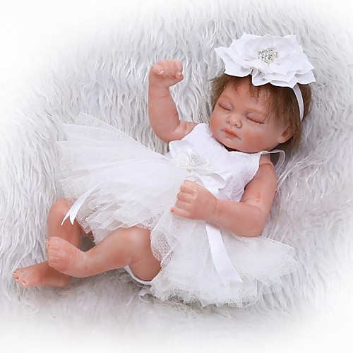 

NPKCOLLECTION NPK DOLL Куклы реборн Дети 12 дюймовый Полный силикон для тела Силикон - Новорожденный как живой Милый стиль Экологичные Безопасно для детей Non Toxic Детские Девочки Игрушки Подарок