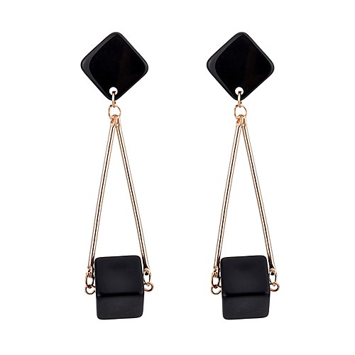 

Women's Drop Earrings Long Ladies Stylish Classic Earrings Jewelry Gold / Silver For Daily 1 Pair