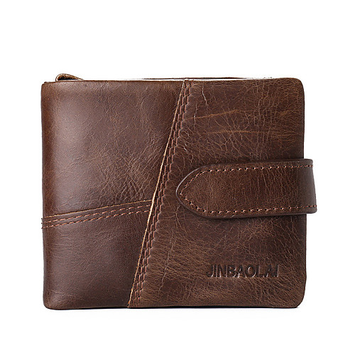 

Men's Zipper Nappa Leather Wallet Coffee / Dark Brown