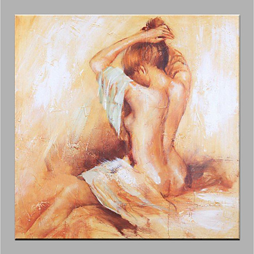 

Oil Painting Hand Painted - Nude Modern Rolled Canvas