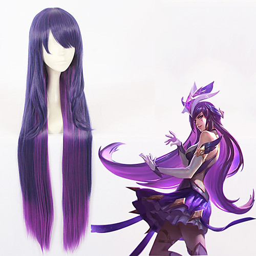 

Cosplay Cosplay Cosplay Wigs All 35 inch Heat Resistant Fiber Purple Anime