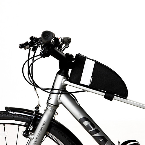 

SAHOO Bike Frame Bag Top Tube 6.5 inch Waterproof Portable Cycling for Cycling All Phones Black Road Cycling Cycling / Bike