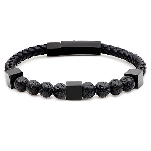 

Муж. Бусины Браслеты из бусин Браслет Нержавеющая сталь Мода Браслеты Бижутерия Серый / Коричневый / Синий Назначение Для вечеринок Официальные