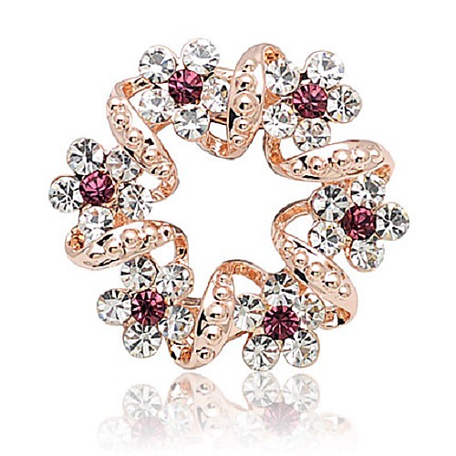 

Women's Brooches Stylish Flower Sweet Fashion Brooch Jewelry Purple For Date Office & Career