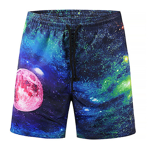 

Men's Street chic Daily Chinos / Shorts Pants - Galaxy Blue L XL XXL