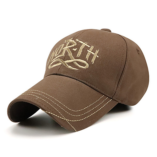 

Unisex Basic Cotton Baseball Cap-Solid Colored All Seasons Black Blue Brown