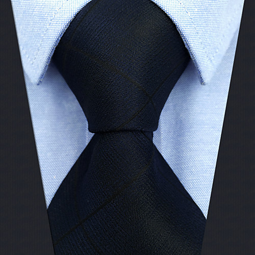 

Men's Party / Work / Basic Necktie - Check / Jacquard