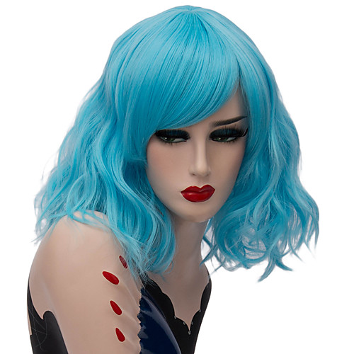 

Wig Accessories / Парики из искусственных волос Волнистый Minaj Стиль Средняя часть Без шапочки-основы Парик Красный Черный Роза / зеленый Золотой Розовый Искусственные волосы Жен. / Синий