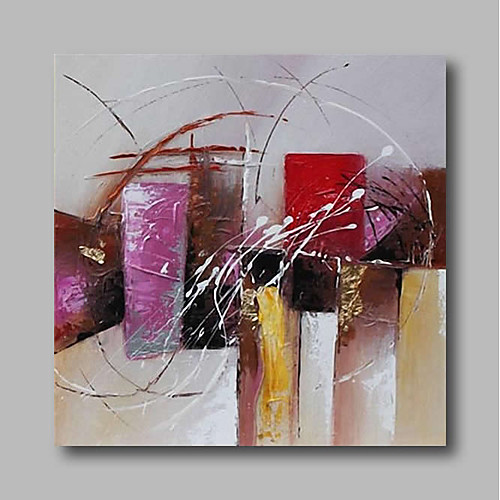 

Oil Painting Hand Painted - Abstract Comtemporary / Modern Canvas
