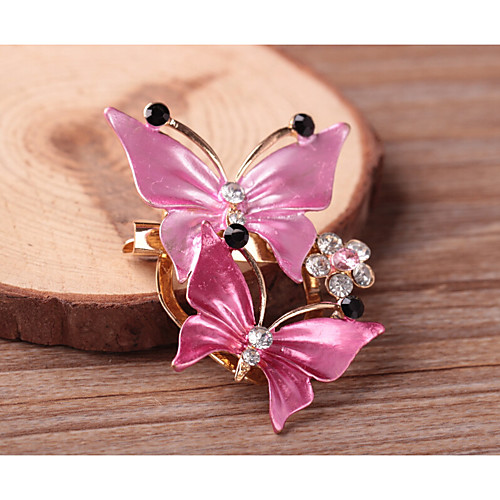 

Women's Brooches Classic Butterfly British Oversized Brooch Jewelry Fuchsia Lavender For Formal Festival