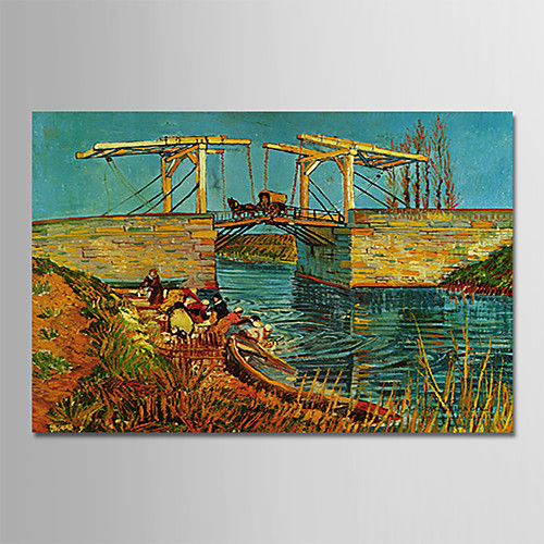 

Hang-роспись маслом Ручная роспись - Пейзаж Modern Без внутренней части рамки / Рулонный холст