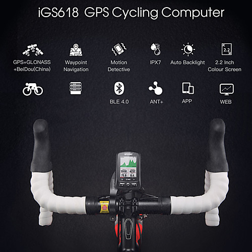 фото Igpsport igs618 велокомпьютер водонепроницаемость секундомер gps горный велосипед шоссейные велосипеды велоспорт Lightinthebox