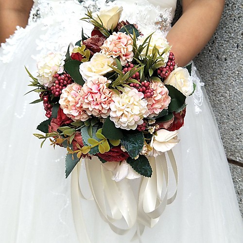 

Свадебные цветы Букеты Свадьба / Особые случаи Полиэстер 7,87""(около 20см)