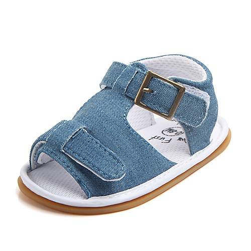 

Boys' Comfort / First Walkers PU Sandals Infants(0-9m) / Toddler(9m-4ys) Buckle Camel / Denim Blue / White Summer