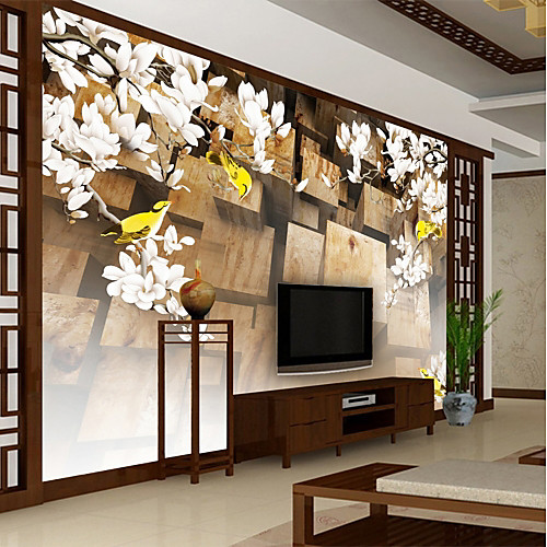 

красивое искусство большой цветок карта индивидуальные настенные покрытия 3d настенные обои, подходящие для столовой спальни