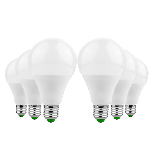 

YWXLIGHT 6шт 9 W Круглые LED лампы 800-900 lm E26 / E27 18 Светодиодные бусины SMD 5730 Тёплый белый Холодный белый 12 V