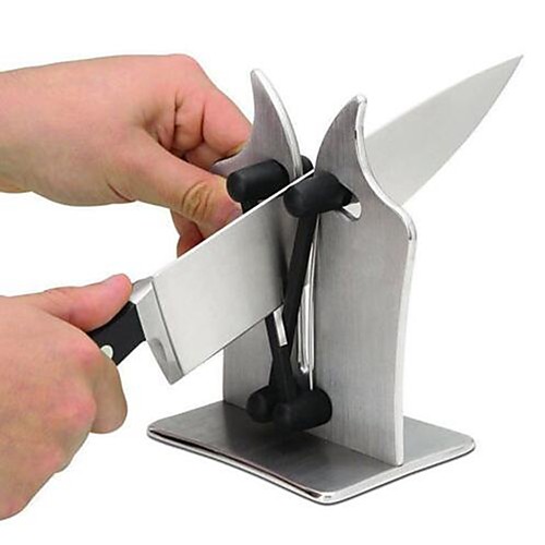 

Steel Stainless Knife Sharpener Creative Kitchen Gadget Kitchen Utensils Tools Everyday Use 1pc