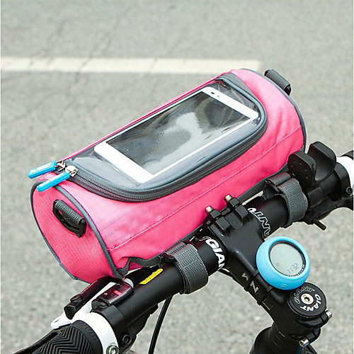 фото Сотовый телефон сумка бардачок на руль 6 дюймовый сенсорный экран велоспорт для велосипедный спорт iphone x iphone xr оранжевый розовый военно-зеленный / iphone xs / iphone xs max Lightinthebox