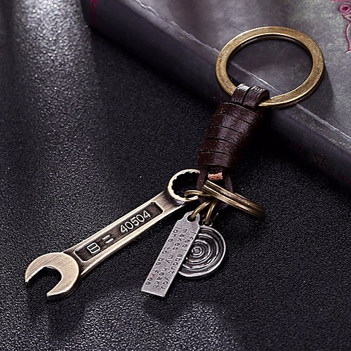 

Keychain Vintage Casual Ring Jewelry Brown For Street Club