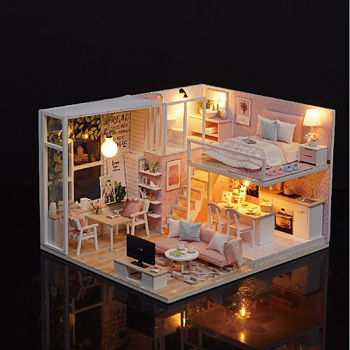 

Dollhouse Miniature Room Accessories Lovely DIY Exquisite Romance Furniture Wooden Contemporary 1 pcs Kid's Adults' Girls' Toy Gift