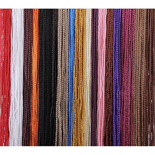 

Волосы для кос Прямой Дреды / Faux Locs Искусственные волосы 4шт косы волос Красный / Черный 60 дюймовый 59 дюйм.(150 см) Для вечеринок / Шерсть / Cool