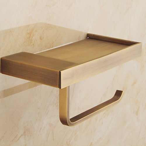 

Toilet Brush Holder New Design / Cool Contemporary Brass 1pc Toilet Paper Holders Wall Mounted