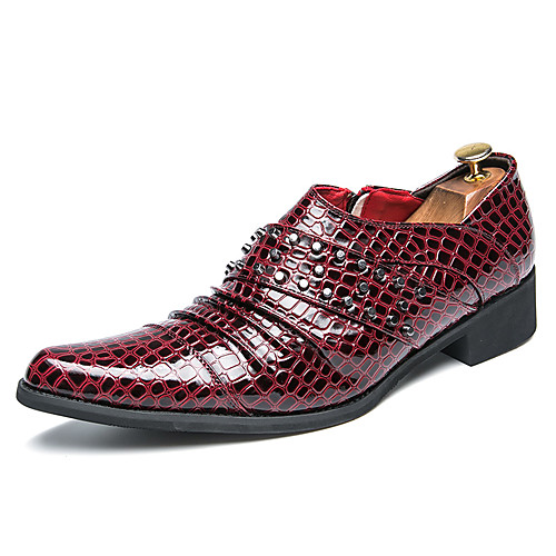 

Муж. Официальная обувь Полиуретан Весна лето / Наступила зима На каждый день / Английский Мокасины и Свитер Черный / Красный